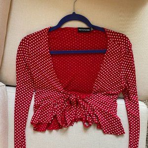 Polka Dot Crop Top